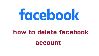 delete facebook account